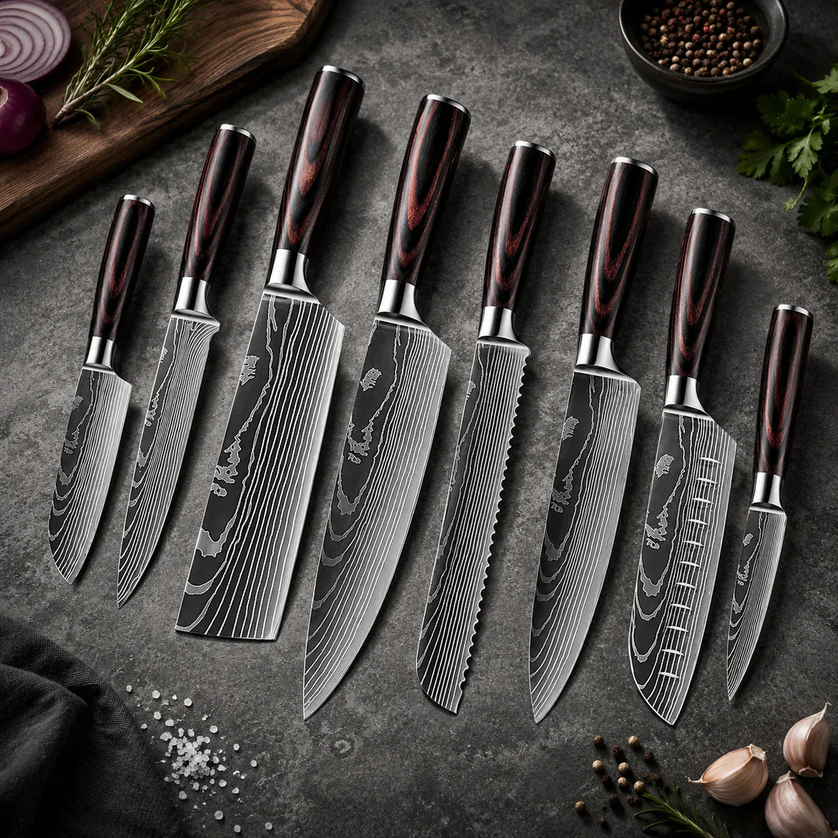 Raven Steel Knife Series