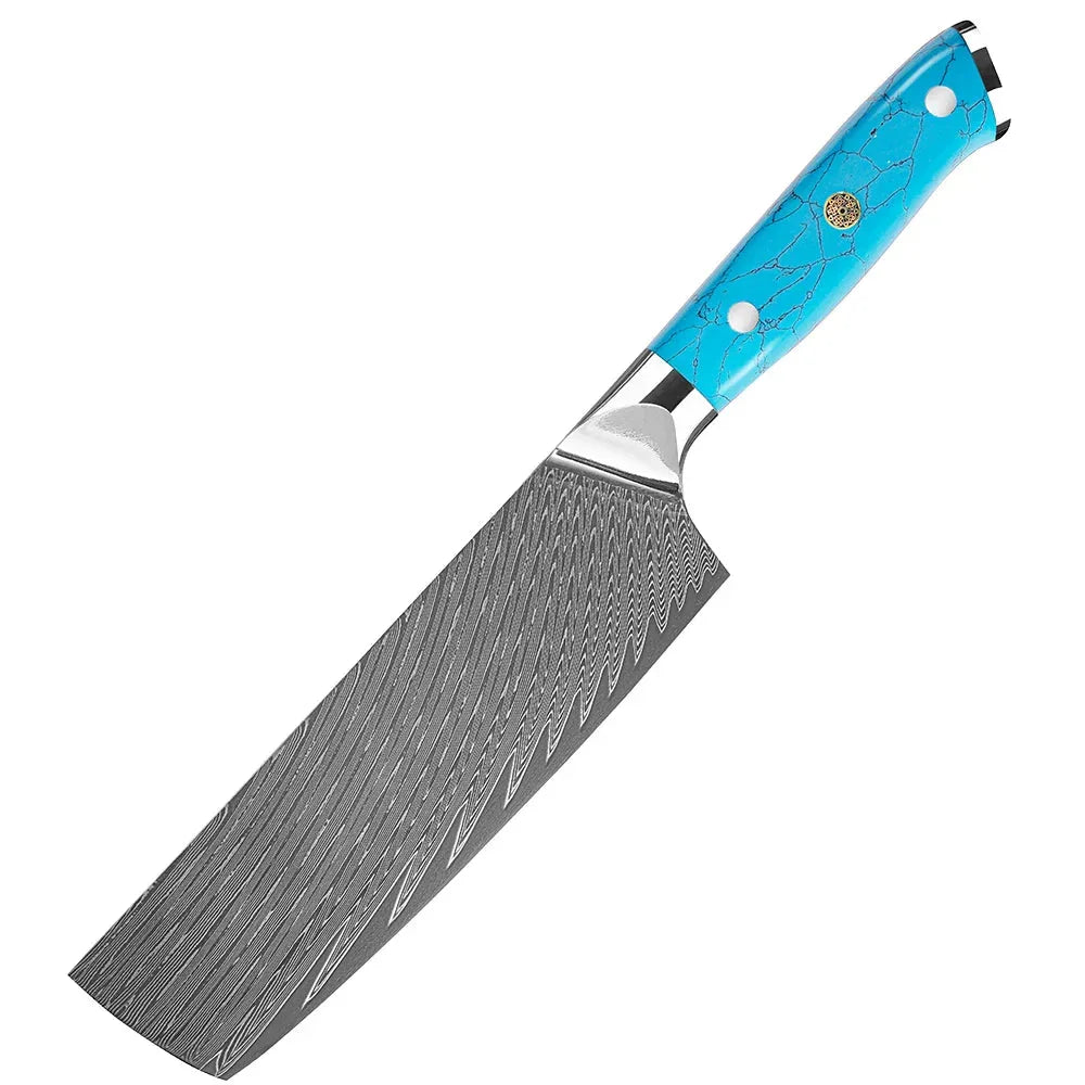 Blue Stone Damascus Series