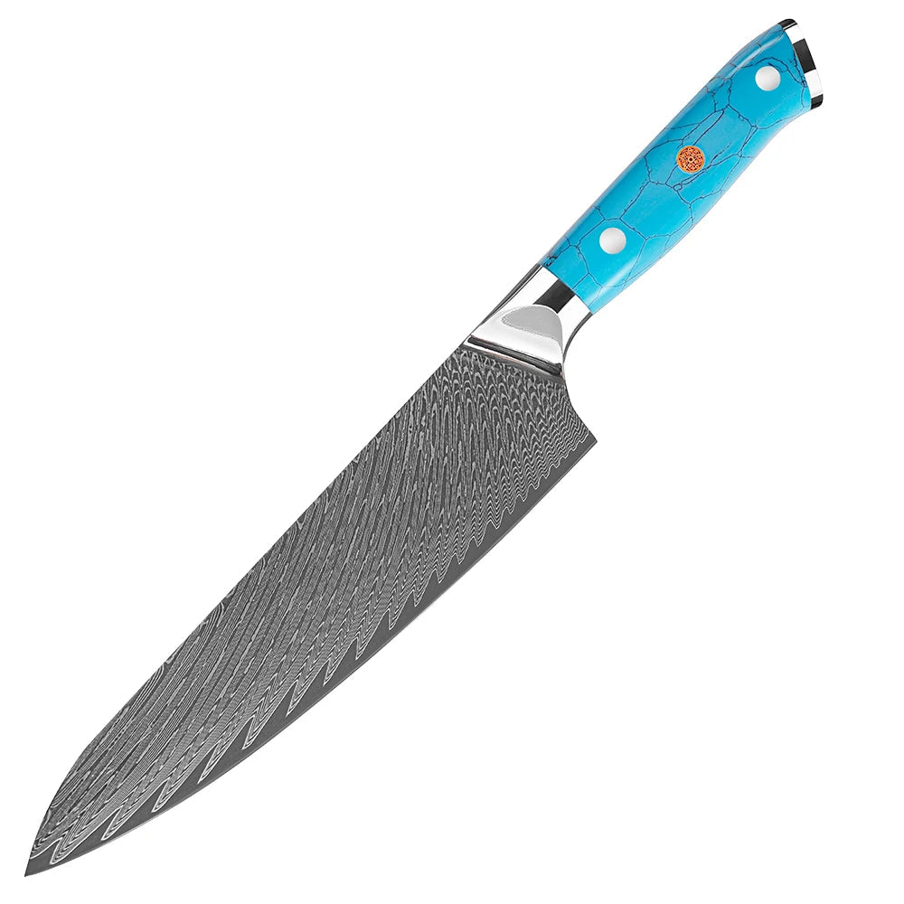 Blue Stone Damascus Series