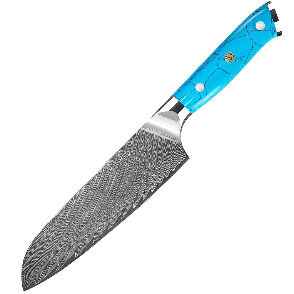 Blue Stone Damascus Series