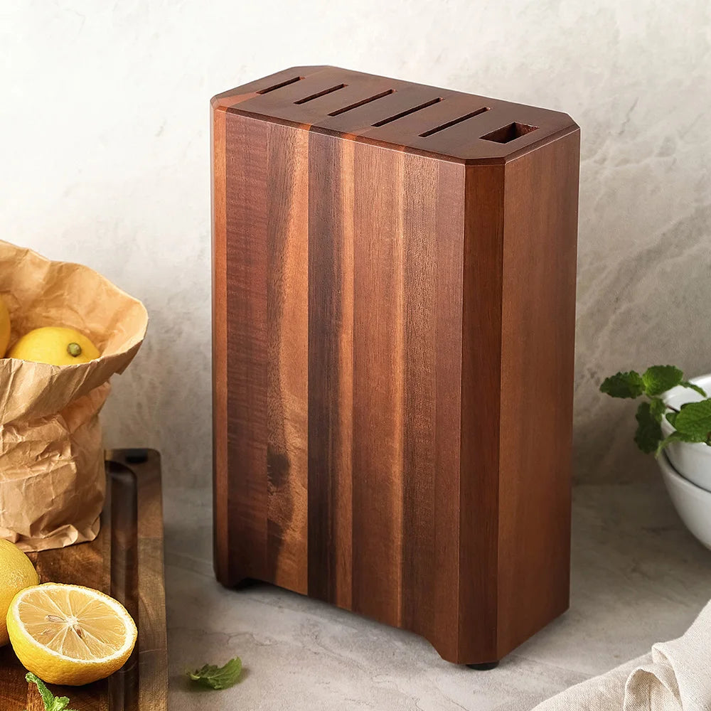 Classic Wooden Knife Block