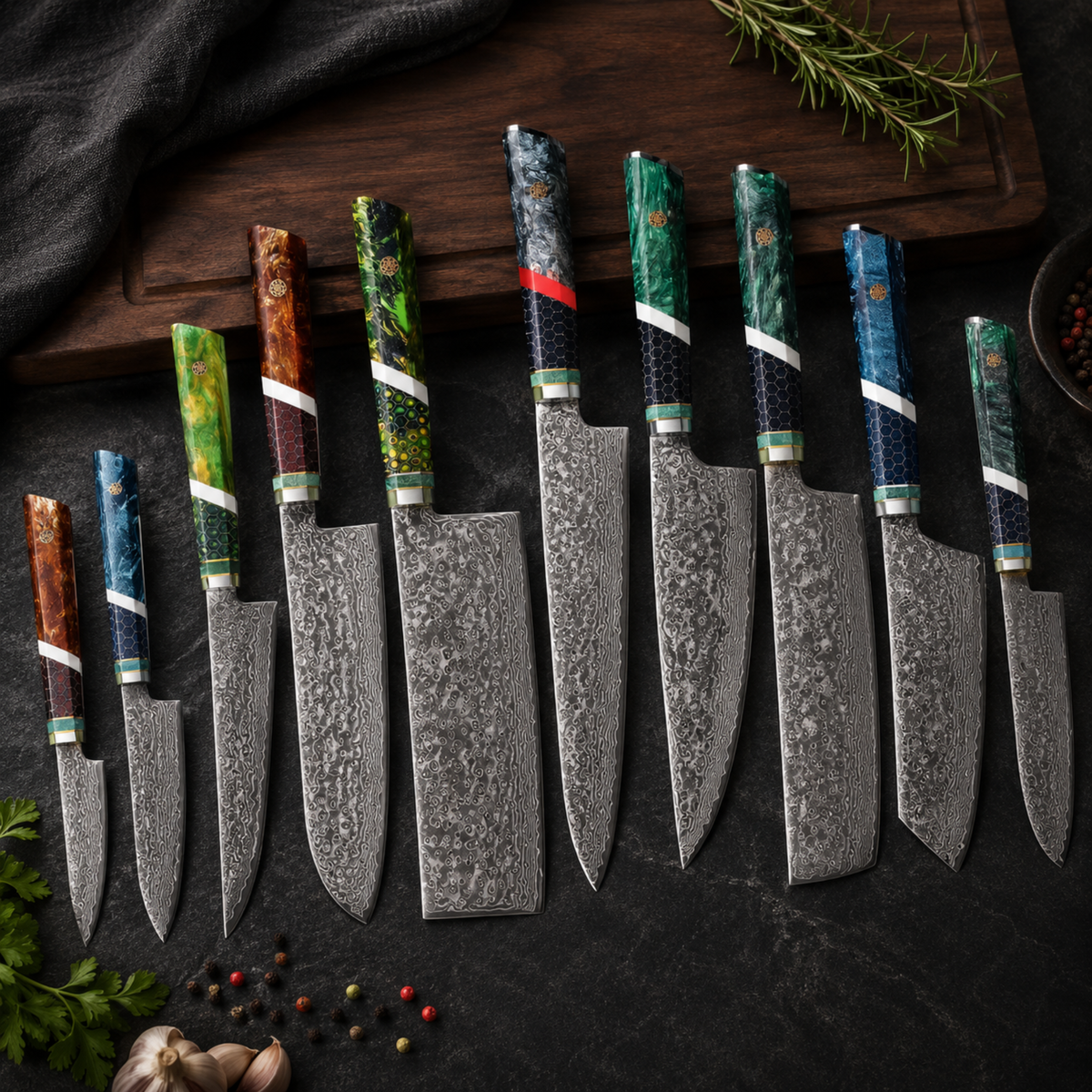 Mosaic Damascus Series